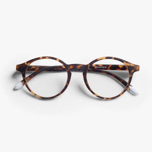 BARNER Le Marais - Matte Tortoise Blue Light Reading Glasses