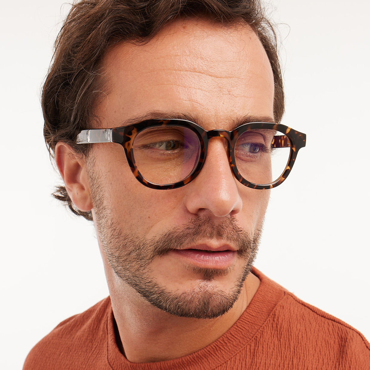 BARNER Andy - Glossy Tortoise Blue Light Reading Glasses