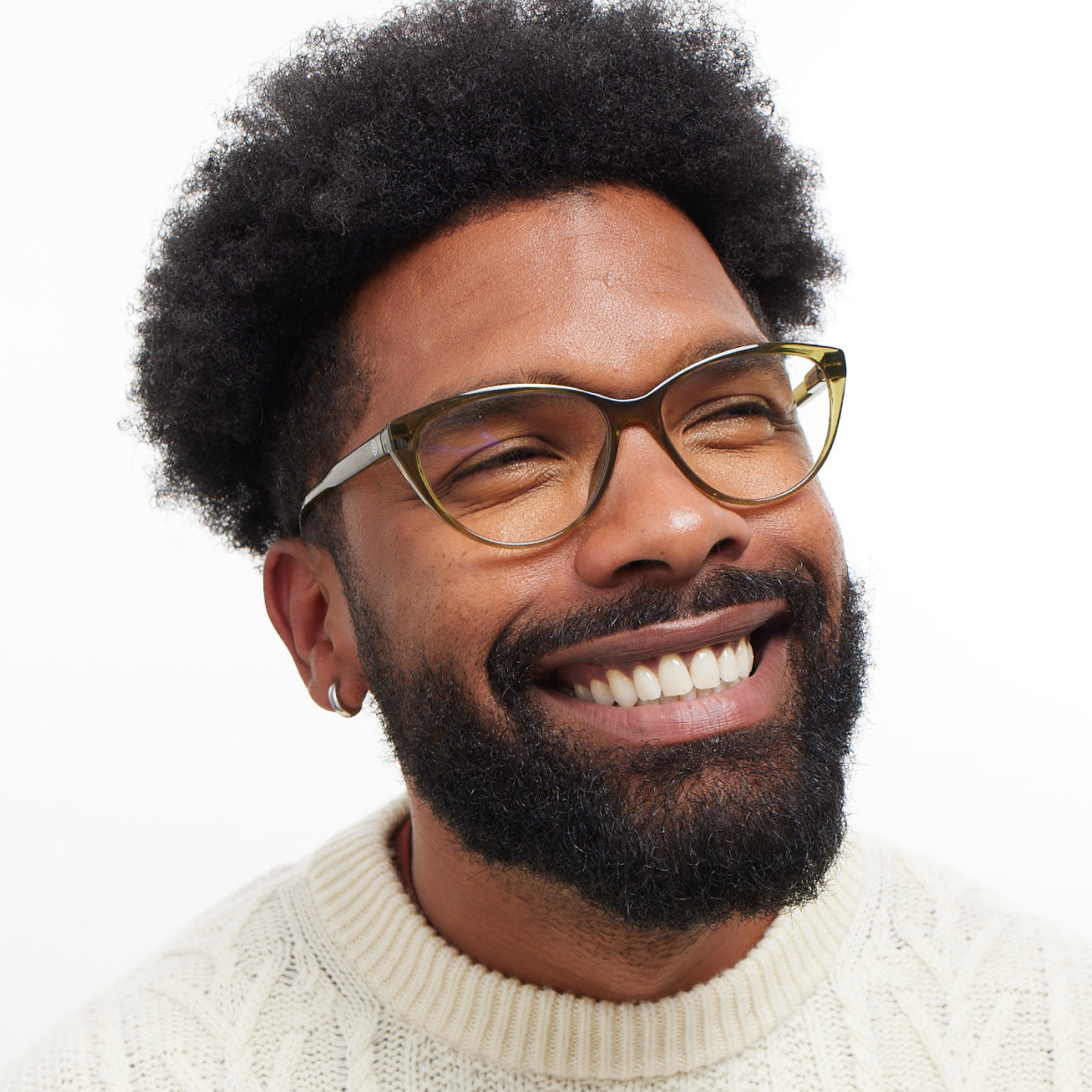 BARNER Astoria - Glossy Cool Matcha Blue Light Reading Glasses
