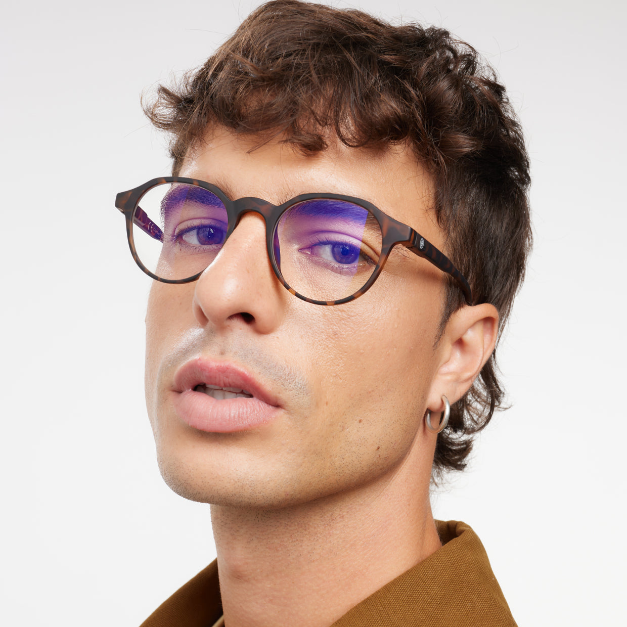BARNER Chamberi - Matte Tortoise Blue Light Reading Glasses