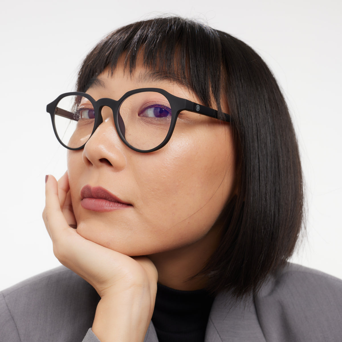 BARNER Chamberi - Matte Black Noir Blue Light Reading Glasses