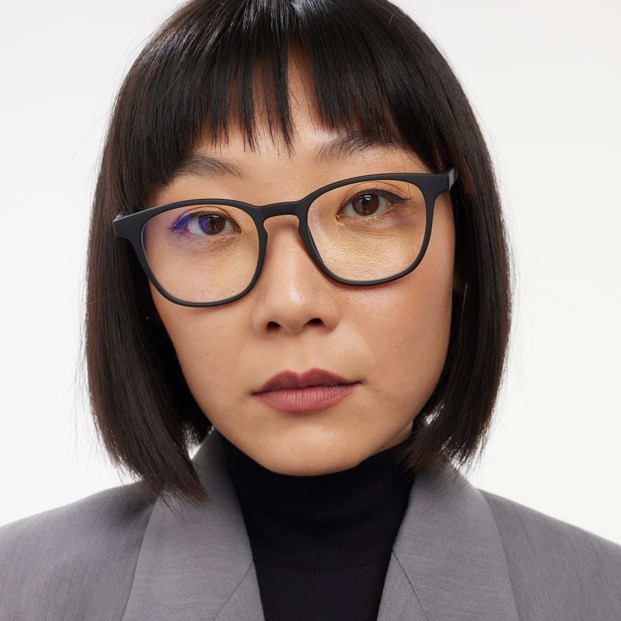 BARNER Dalston - Matte Black Noir Blue Light Reading Glasses