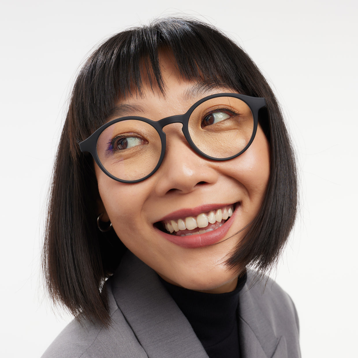 BARNER Le Marais - Matte Black Noir Blue Light Reading Glasses