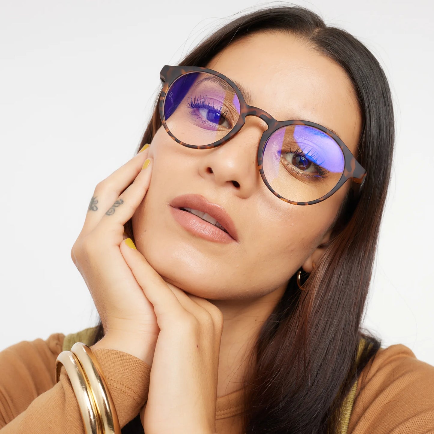 BARNER Le Marais - Matte Tortoise Blue Light Reading Glasses
