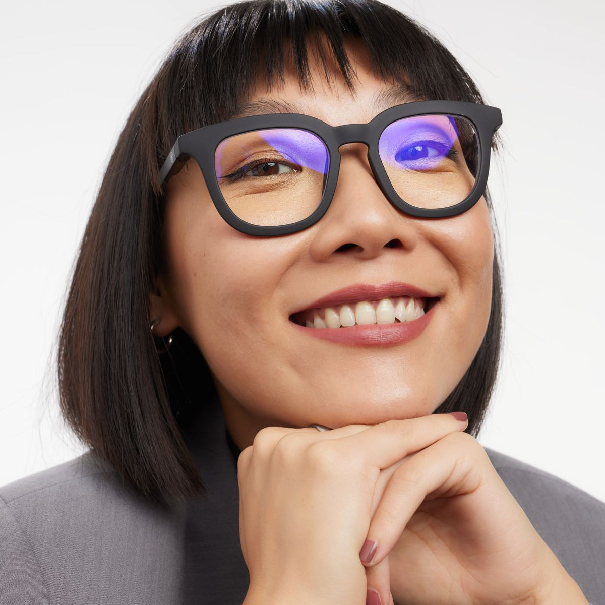 BARNER Osterbro - Matte Black Noir Blue Light Reading Glasses