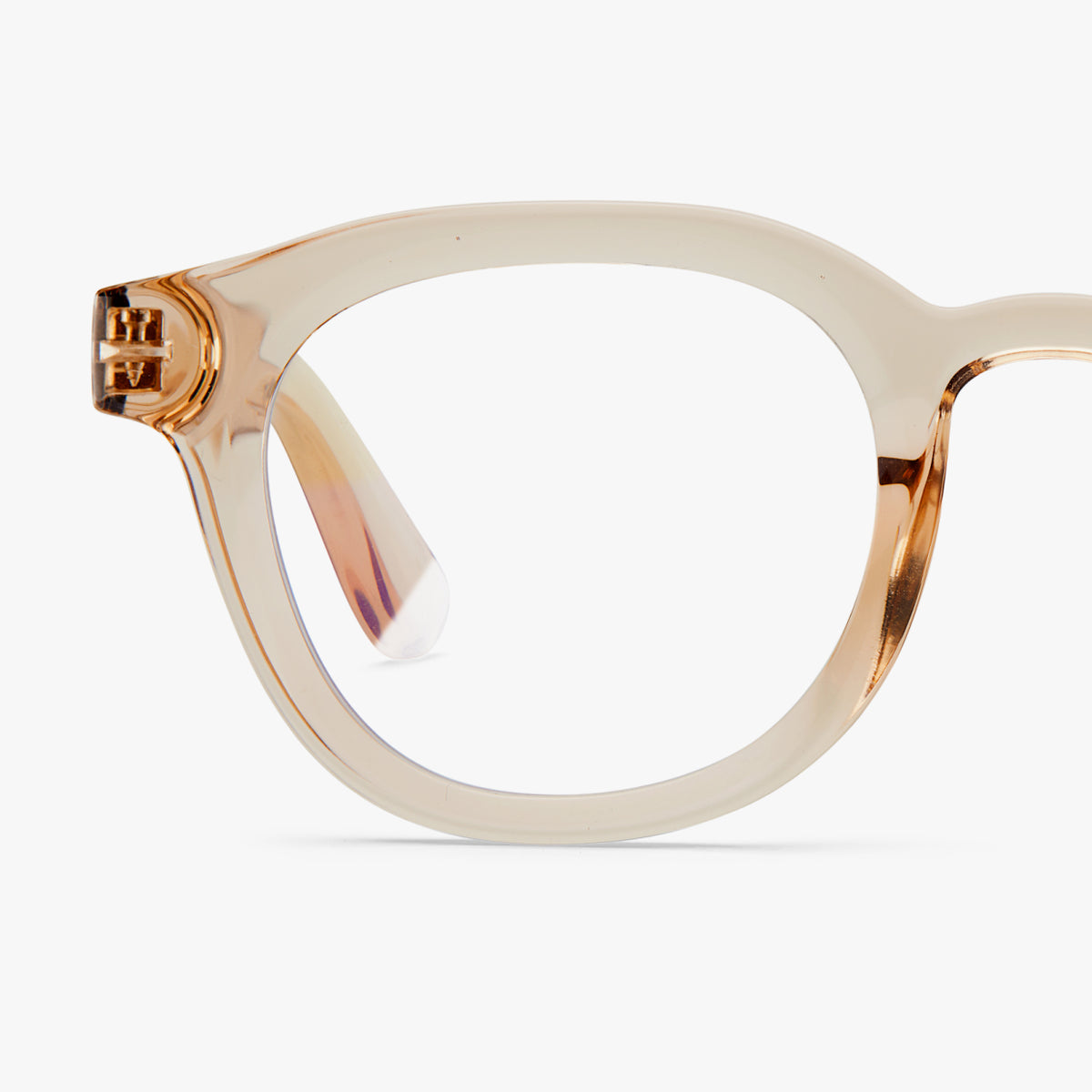 BARNER Andy - Glossy Pink Qartz Blue Light Reading Glasses