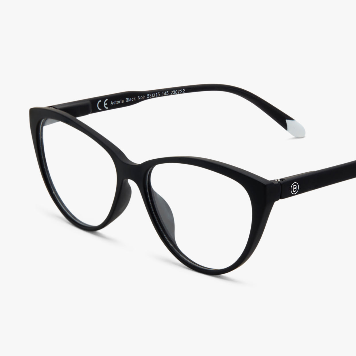 BARNER Astoria - Matte Black Noir Blue Light Reading Glasses