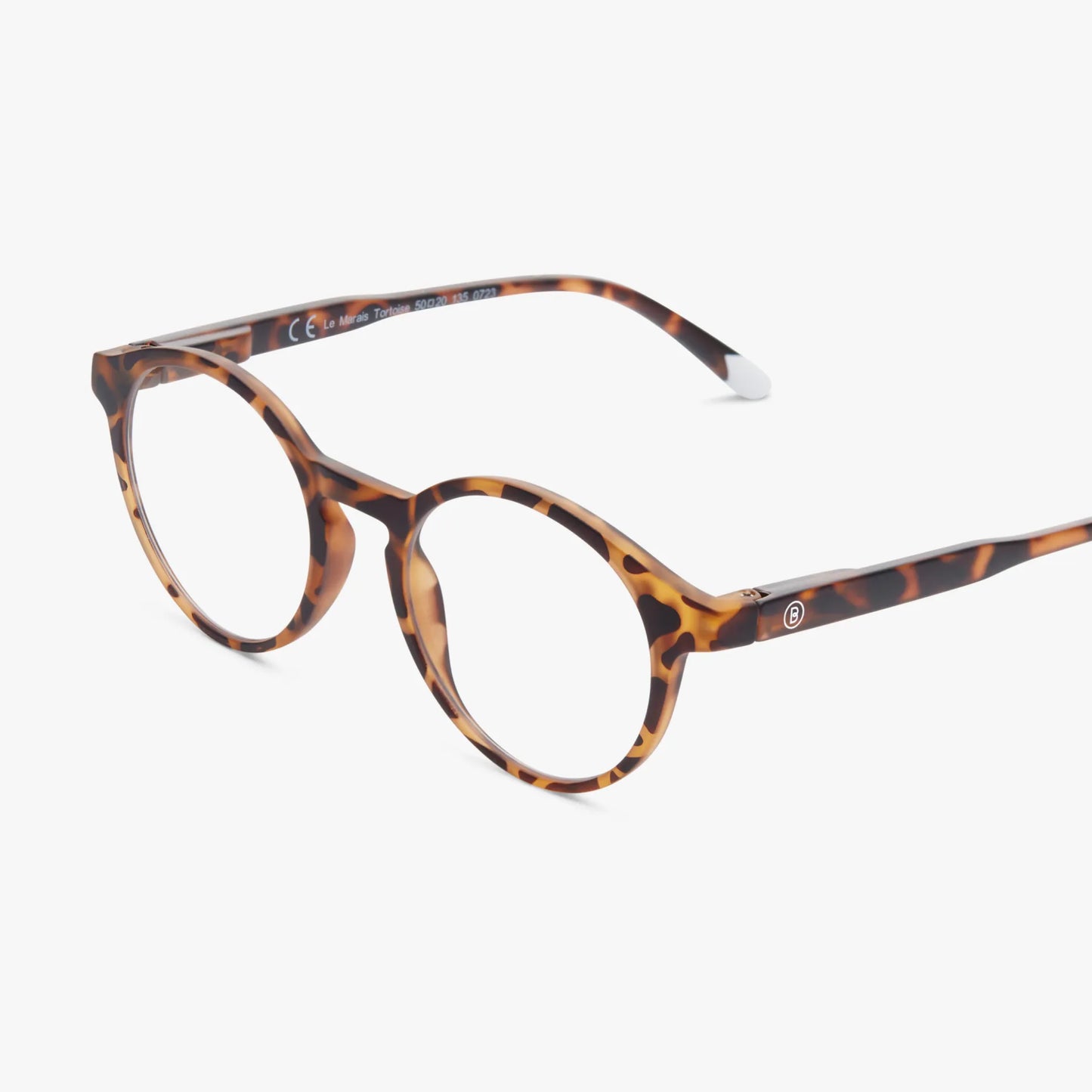 BARNER Le Marais - Matte Tortoise Blue Light Reading Glasses