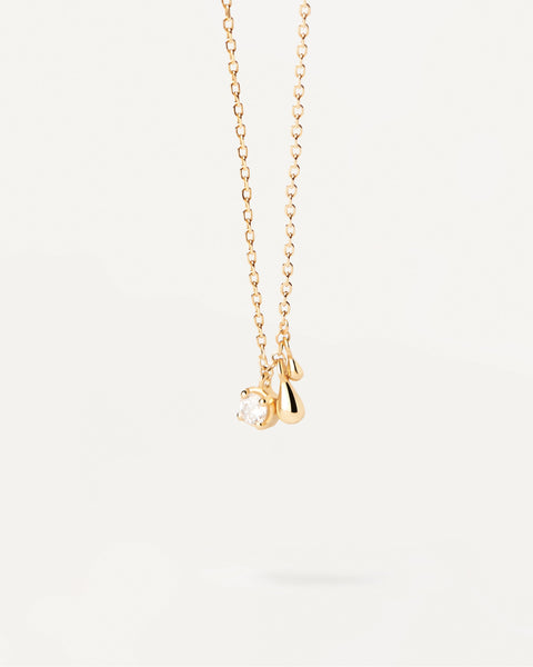 PDPAOLA Water Necklace - 925 Sterling Silver / 18K Gold Plating
