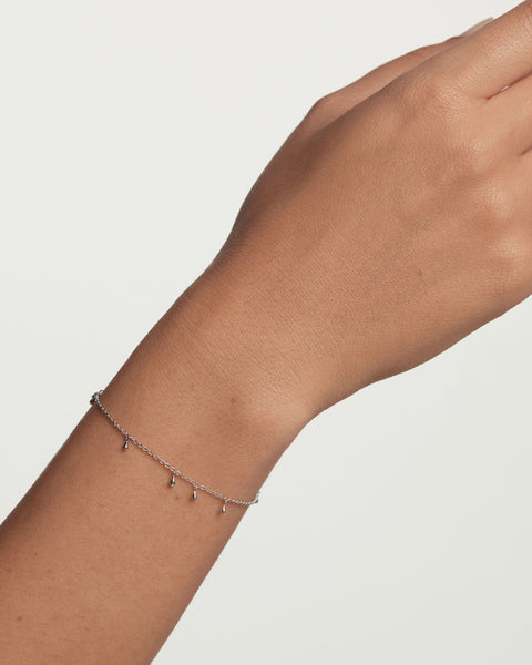 PDPAOLA Teardrop Silver Bracelet - 925 Sterling Silver