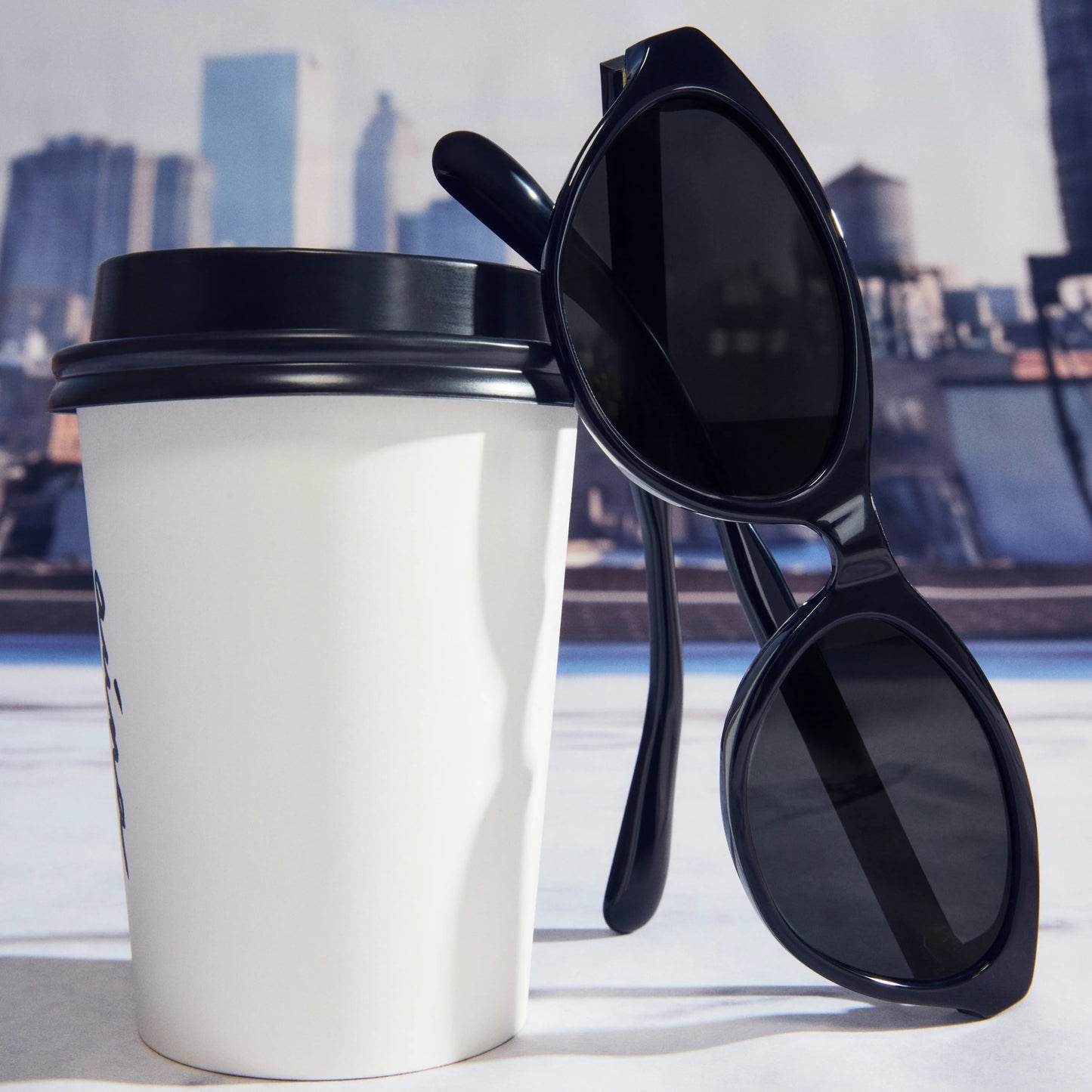 QUAY Talk Nice Sunglasses - Bone/Tan