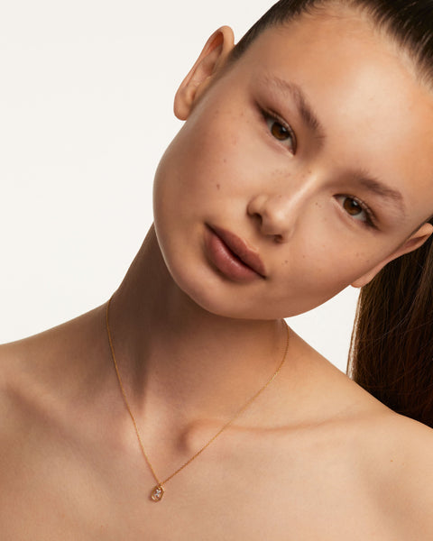 PDPAOLA Mini Letter X Necklace - 925 Sterling Silver / 18K Gold Plating
