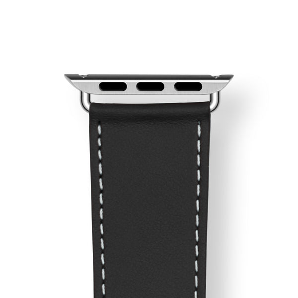 ROCHET Apple Watch Leather Strap - Manhattan Black