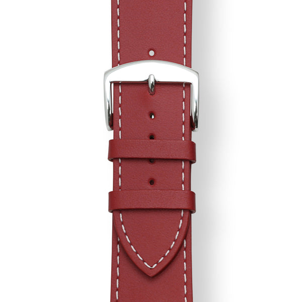 ROCHET Apple Watch Leather Strap - Manhattan Red