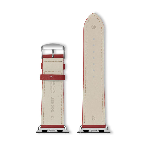ROCHET Apple Watch Leather Strap - Manhattan Red