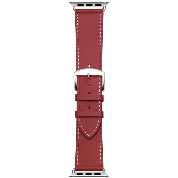 ROCHET Apple Watch Leather Strap - Manhattan Red