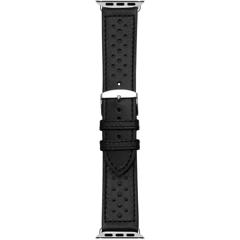 ROCHET Apple Watch Leather Strap - Corvette Black