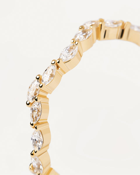 PDPAOLA Lake Ring - 925 Sterling Silver / 18K Gold Plating