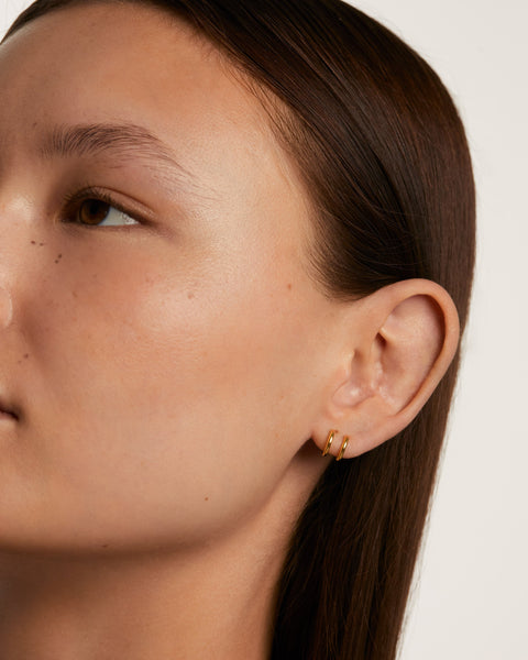 PDPAOLA Nexa Earrings - 925 Sterling Silver / 18K Gold Plating