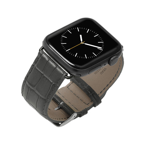 ROCHET Apple Watch Leather Strap - Charleston Grey