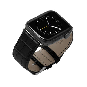 ROCHET Apple Watch Leather Strap - Charleston Black