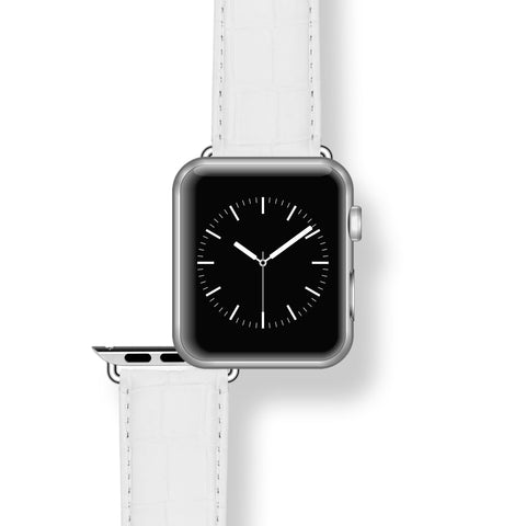 ROCHET Apple Watch Leather Strap - Charleston White