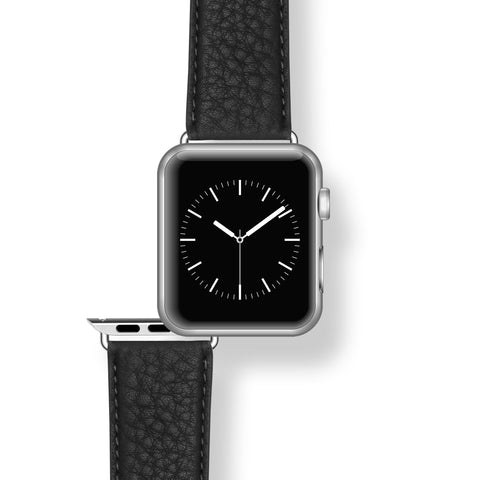 ROCHET Apple Watch Leather Strap - Aviator Black