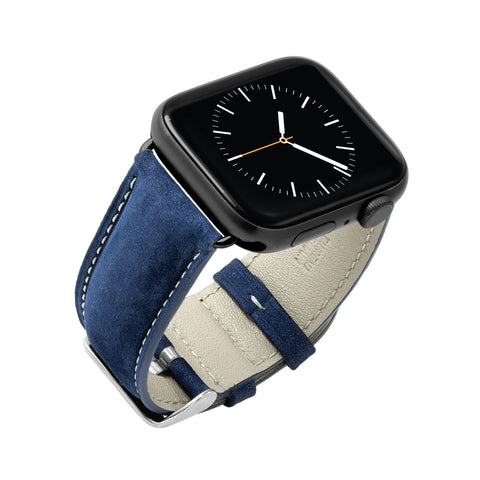 ROCHET Apple Watch Leather Strap - Mustang Navy Blue