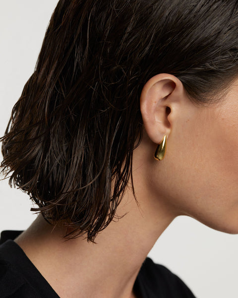 PDPAOLA Large Sugar Earrings - 925 Sterling Silver / 18K Gold Plating