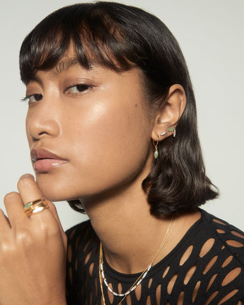 PDPAOLA Gala Single Earring - 925 Sterling Silver / 18K Gold Plating