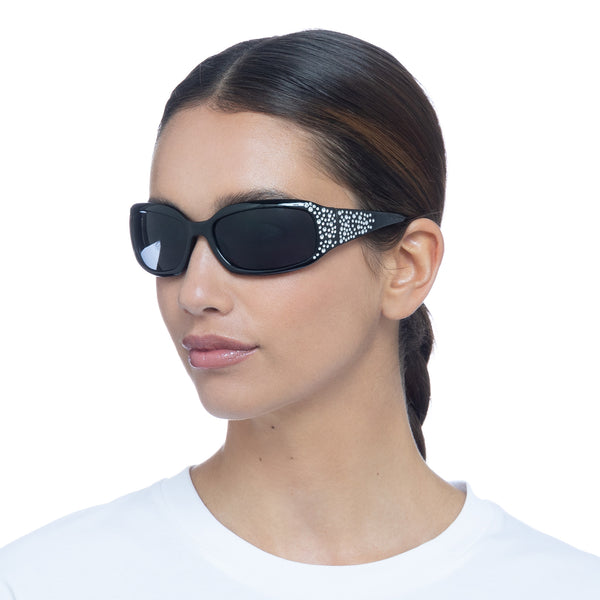 AIRE Vesta - Black Bedazzle Sunglasses