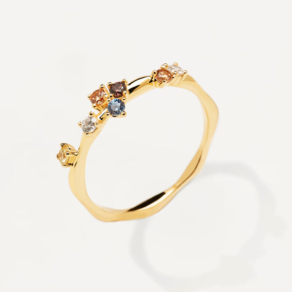 PDPAOLA Five Ring - 925 Sterling Silver / 18K Gold Plating