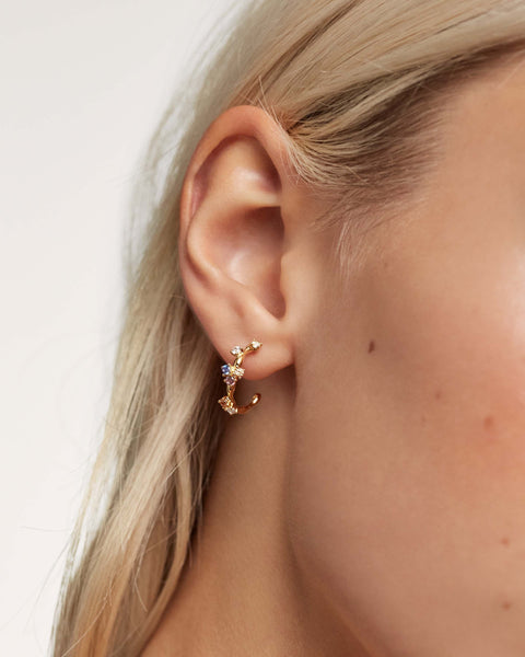 PDPAOLA Five Earrings - 925 Sterling Silver / 18K Gold Plating