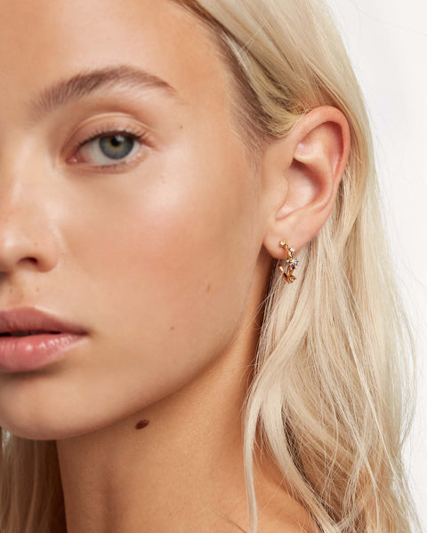 PDPAOLA Five Earrings - 925 Sterling Silver / 18K Gold Plating