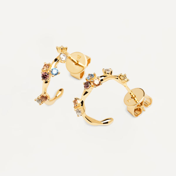 PDPAOLA Five Earrings - 925 Sterling Silver / 18K Gold Plating