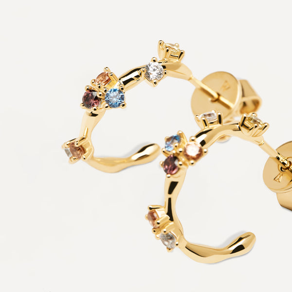 PDPAOLA Five Earrings - 925 Sterling Silver / 18K Gold Plating