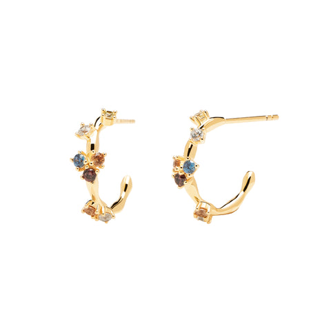 PDPAOLA Five Earrings - 925 Sterling Silver / 18K Gold Plating