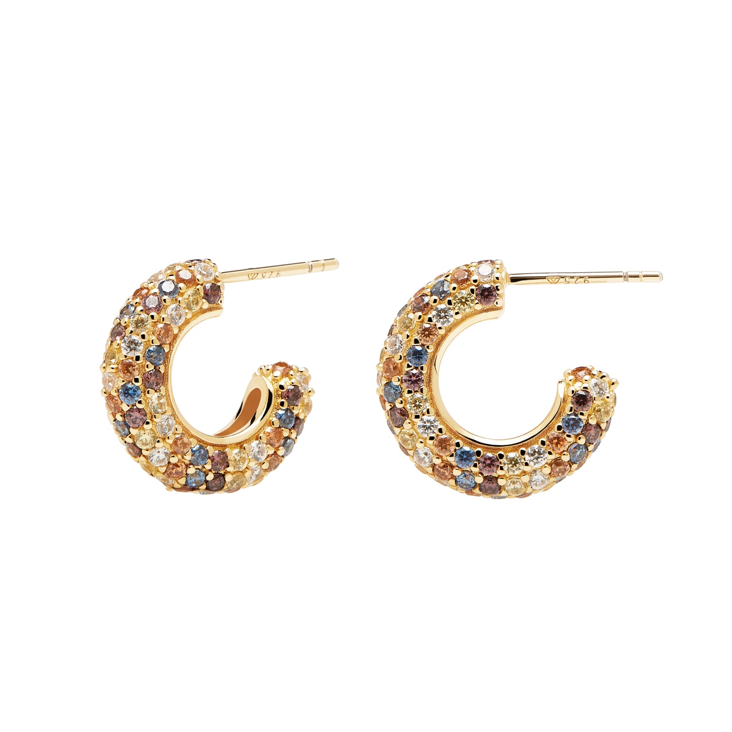 PDPAOLA Tiger Earrings - 925 Sterling Silver / 18K Gold Plating