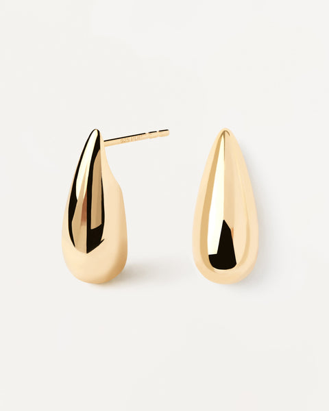 PDPAOLA Large Sugar Earrings - 925 Sterling Silver / 18K Gold Plating