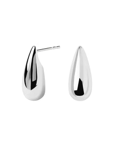 PDPAOLA Large Sugar Silver Earrings - 925 Sterling Silver