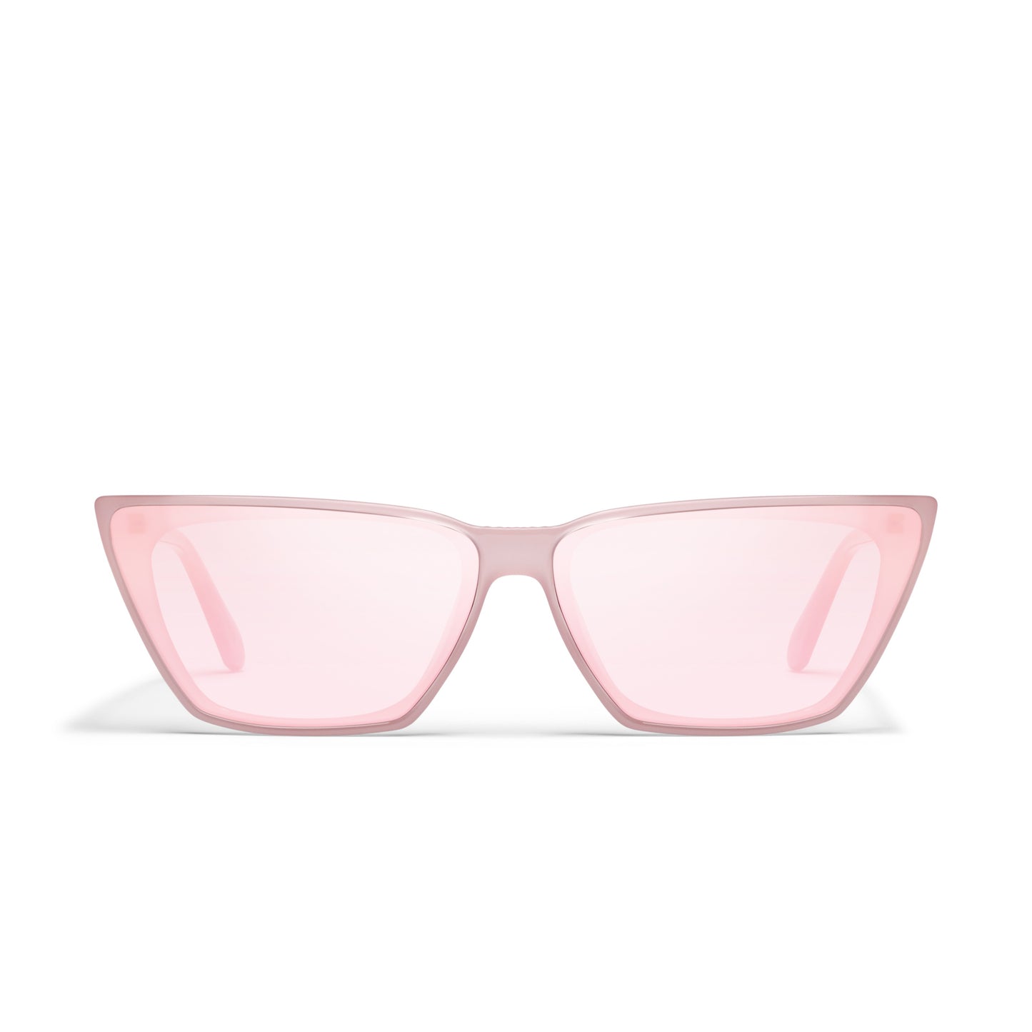 QUAY Bad Habit Sunglasses - Pale Pink/Digi Pink