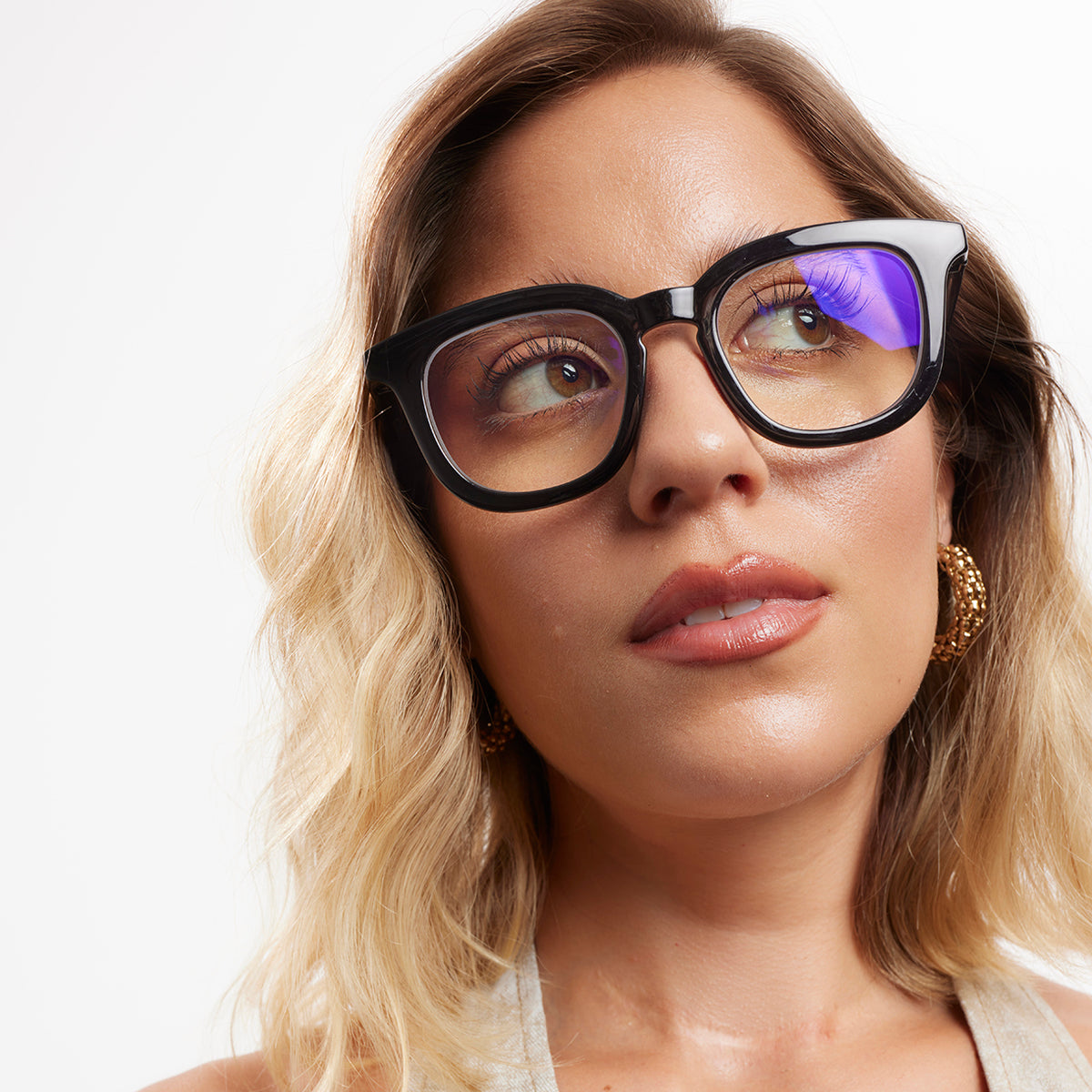 BARNER Osterbro - Glossy Black Noir Blue Light Reading Glasses
