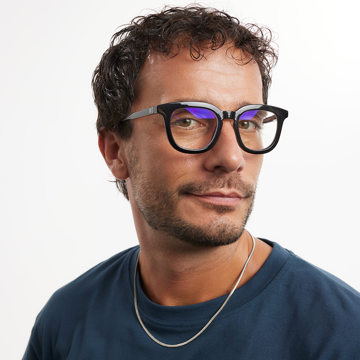 BARNER Osterbro - Glossy Black Noir Blue Light Reading Glasses