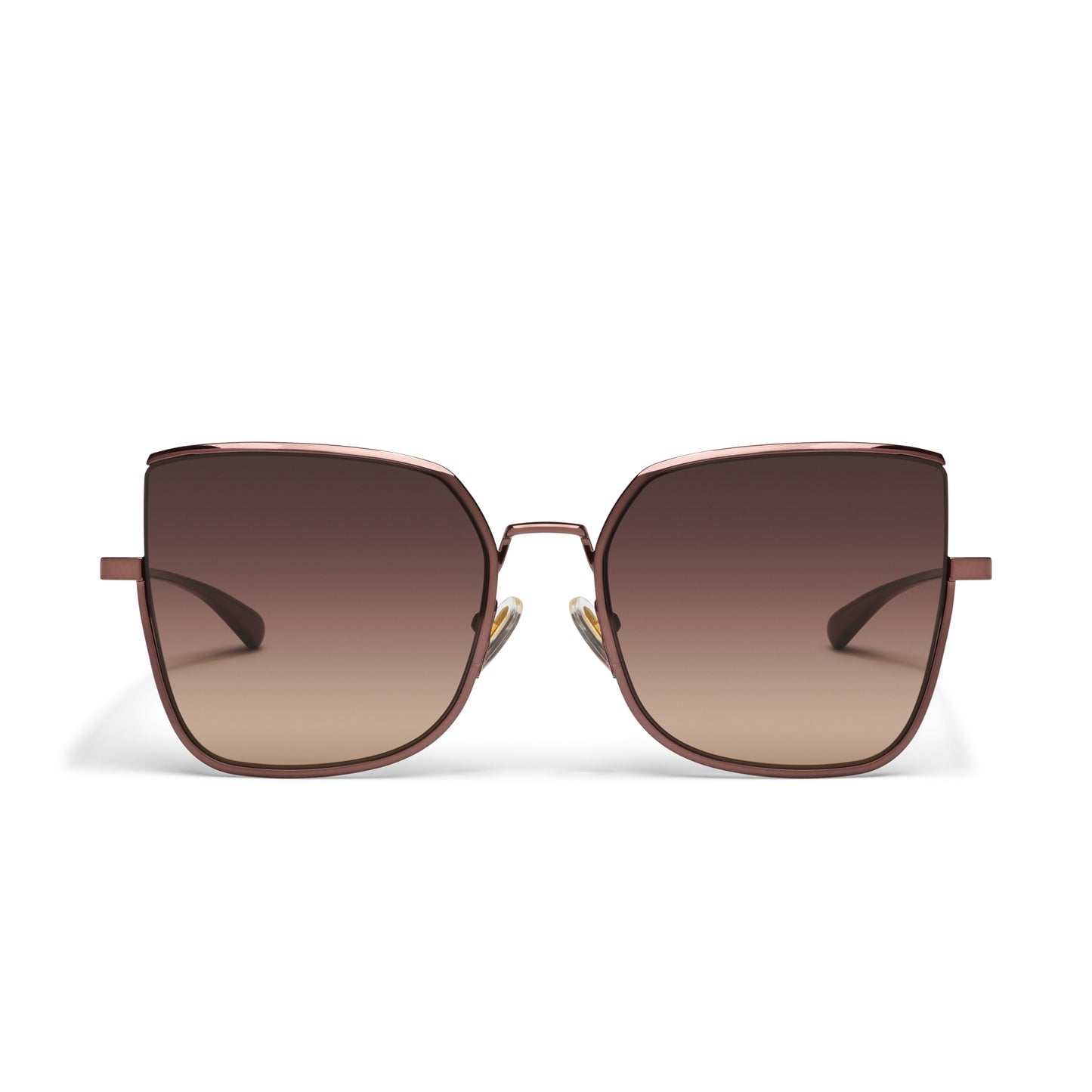 QUAY Big Debut Sunglasses - Chocolate/Dark Fawn