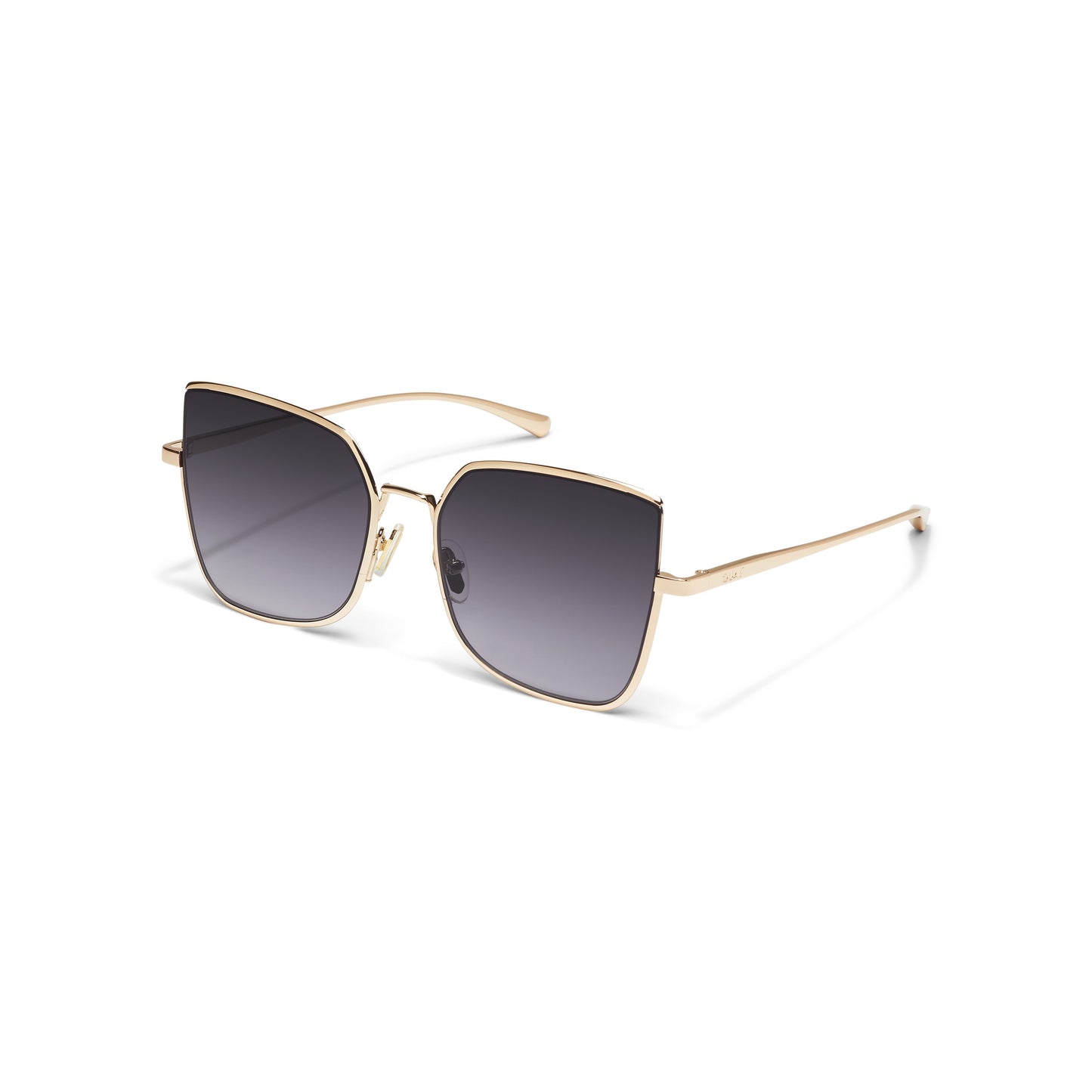 QUAY Big Debut Sunglasses - Gold/Smoke