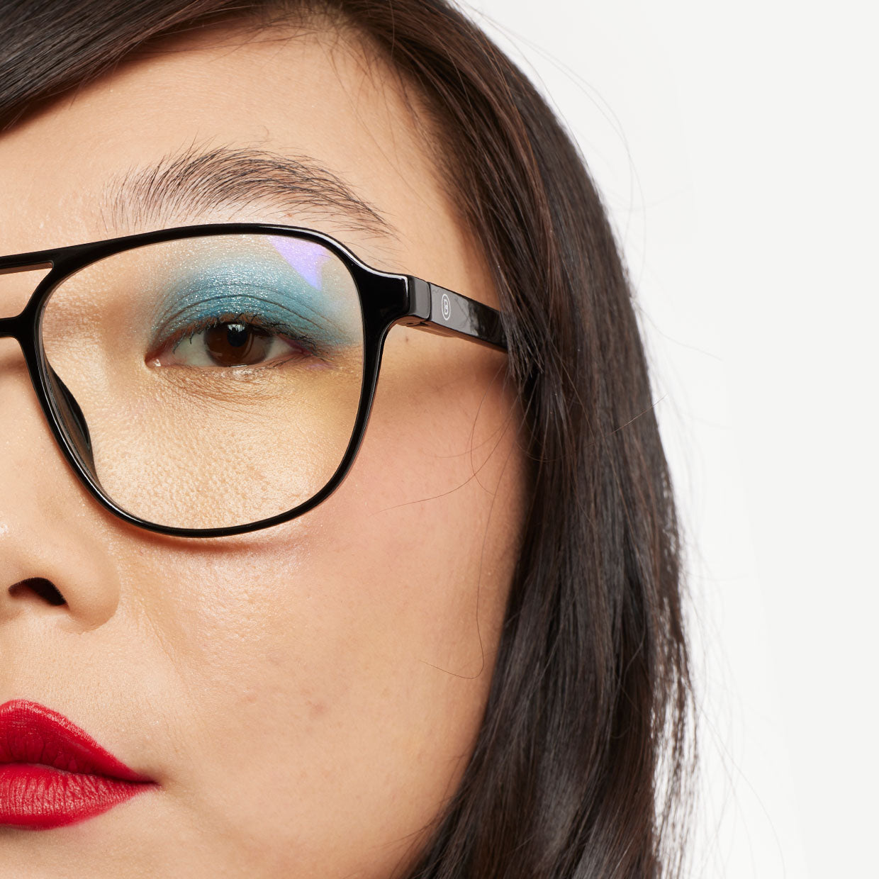 BARNER Brad - Glossy Black Noir Blue Light Reading Glasses
