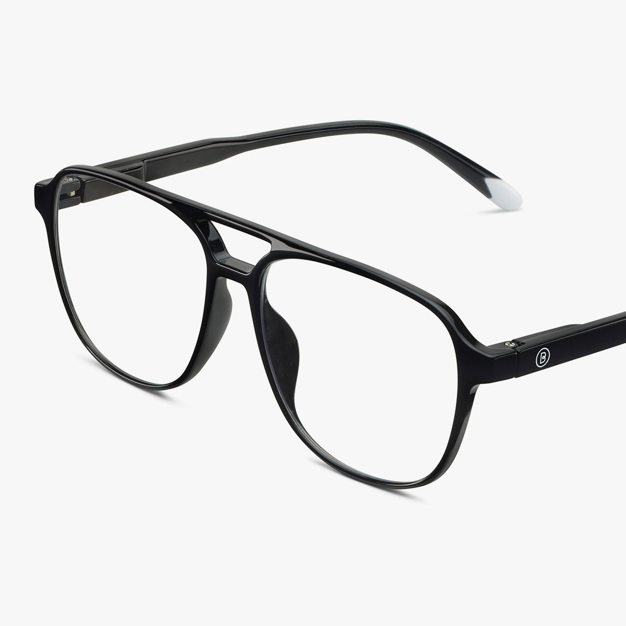 BARNER Brad - Glossy Black Noir Blue Light Reading Glasses