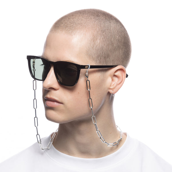 Le Specs Silver Bold Link Eyewear Chain