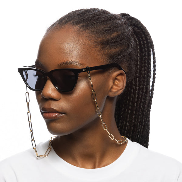 Le Specs Gold Bold Link Eyewear Chain