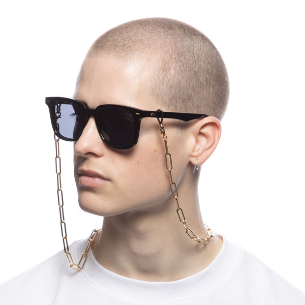 Le Specs Gold Bold Link Eyewear Chain